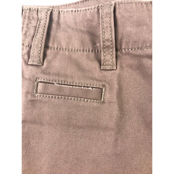 ELLE Paris Brown Casual Cotton Summer Mid Rise Shorts Size 2 Women’s NWT - Picture 4 of 15